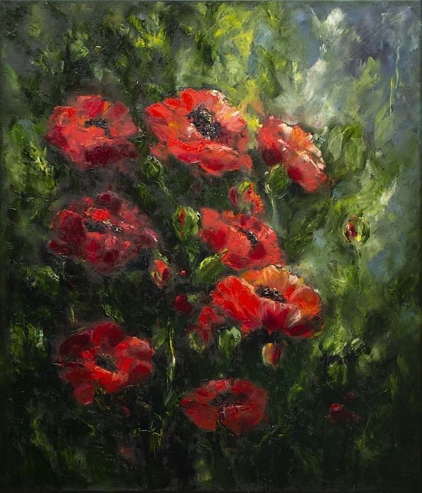 In love with poppies-Mila Moroko