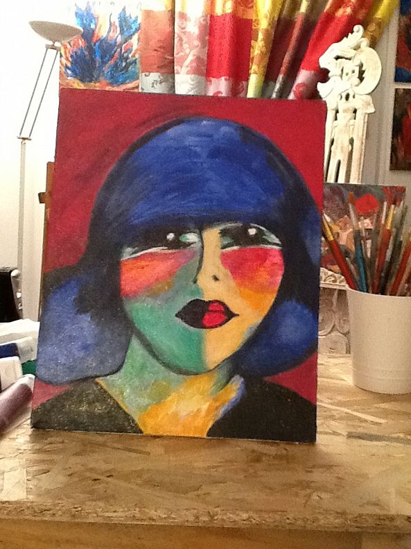 Madame Bleue-Arabelle Tardevet