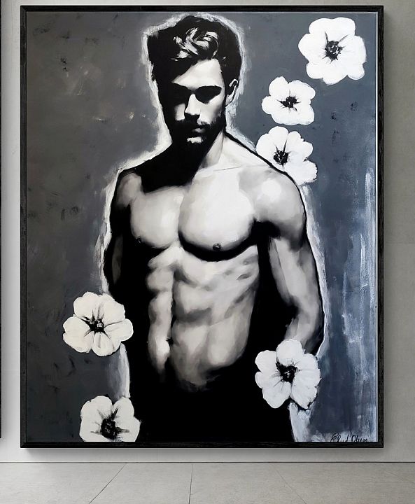 l'homme fleur-thierry_ brusquet