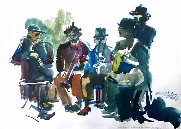 N°575 STREET MUSICIANS-Alexandre DUMITRESCU