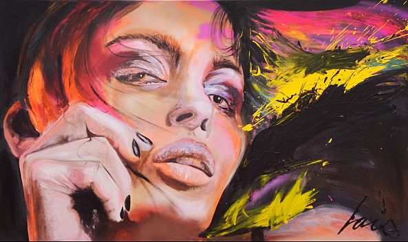 FATAL ON BLACK -LOIS  Art 