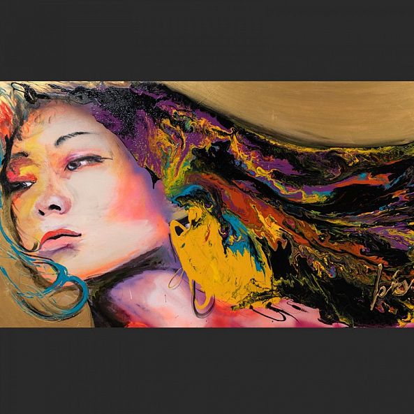 COLOR IN MY HAIR -LOIS  Art 
