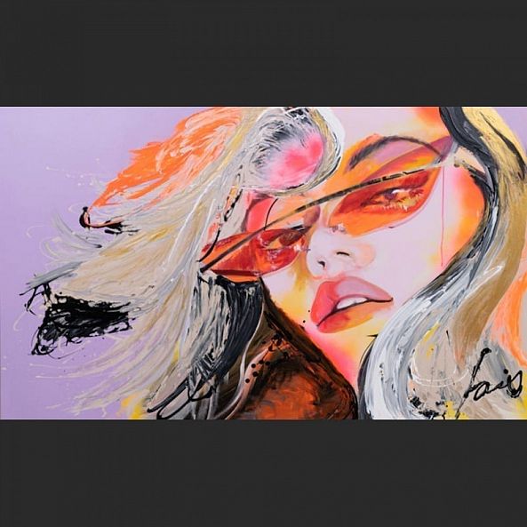 TEENAGE GIRL IN NEW YORK -LOIS  Art 