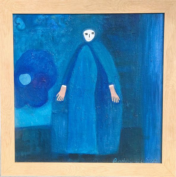 Femme bleue-Rachel Cuennet