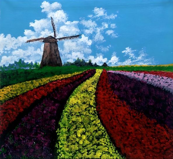 Aesthetic Tulip Field -Augustyn Engty