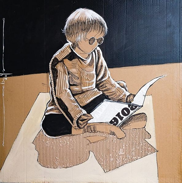 Small anonymous reader -Marcelin Yao