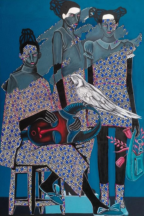 Bleu Fée-tiche-Marcelin Yao