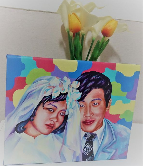 Couple/Mariage_Customized painting-Yuni bell