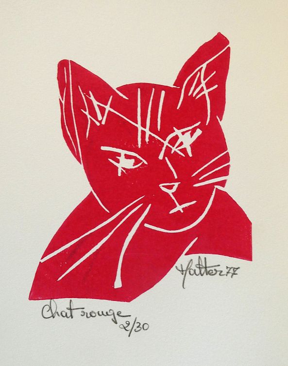 Chat rouge-Alain HALTER