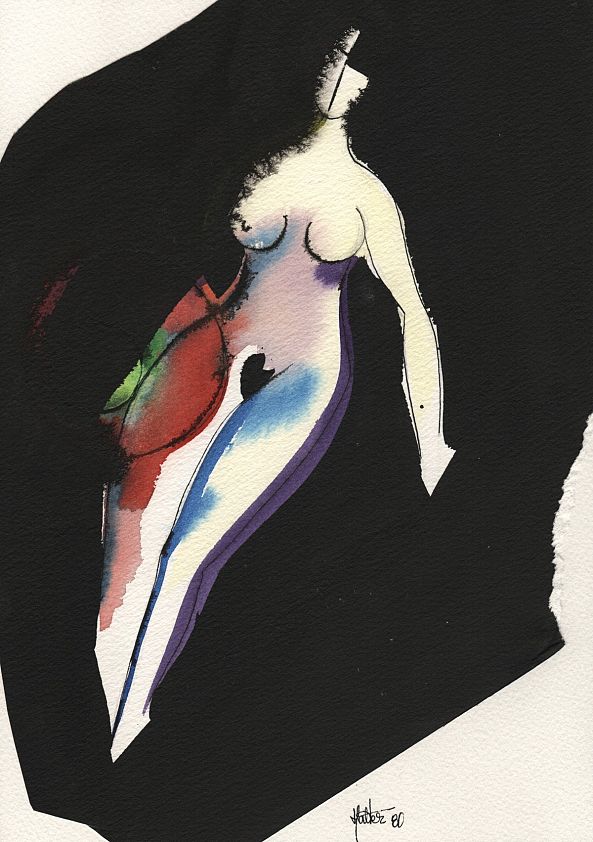 Nu debout-Alain HALTER