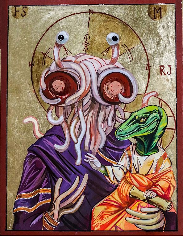 The Flying Spaghetti Monster-Bozhidar Kirilov