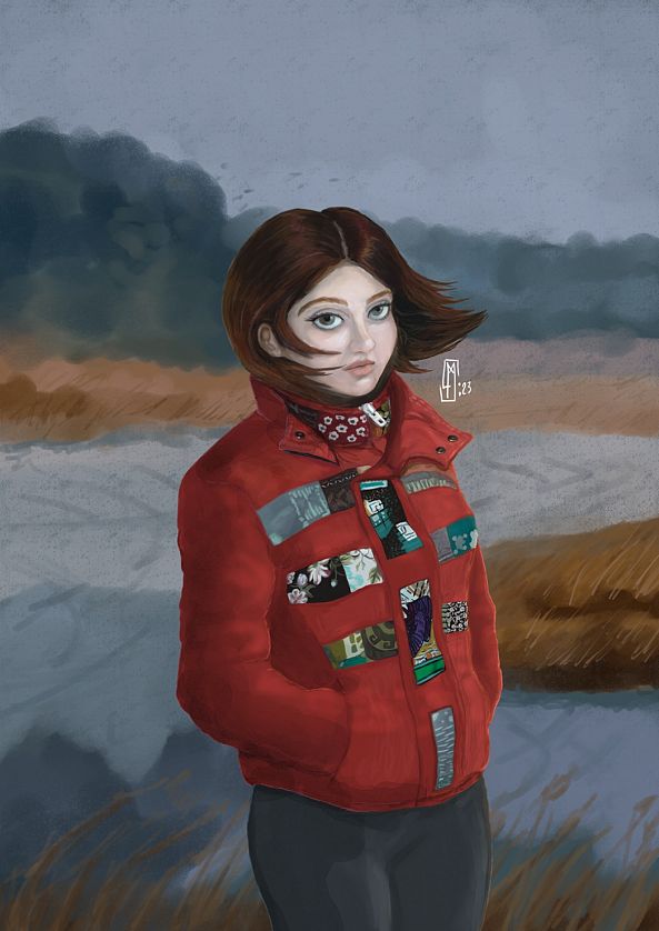 Cool Red Jacket-Luis Melo