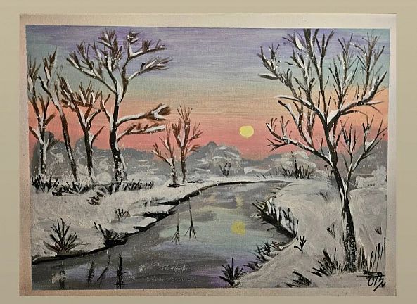 "PASTEL WINTER"-Olga Vukovic