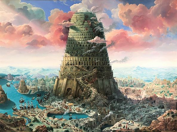 Tower of Babel. Big.-????????? ?????????
