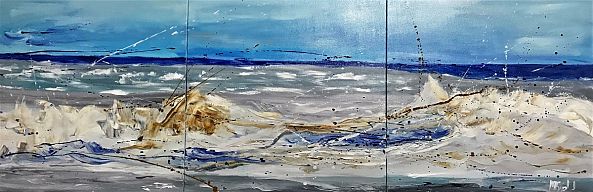 Mer en feu- Vendu-Marie Bujold