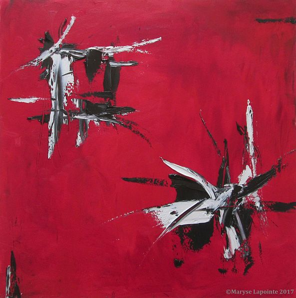 Duetto rouge 1 -Maryse Lapointe