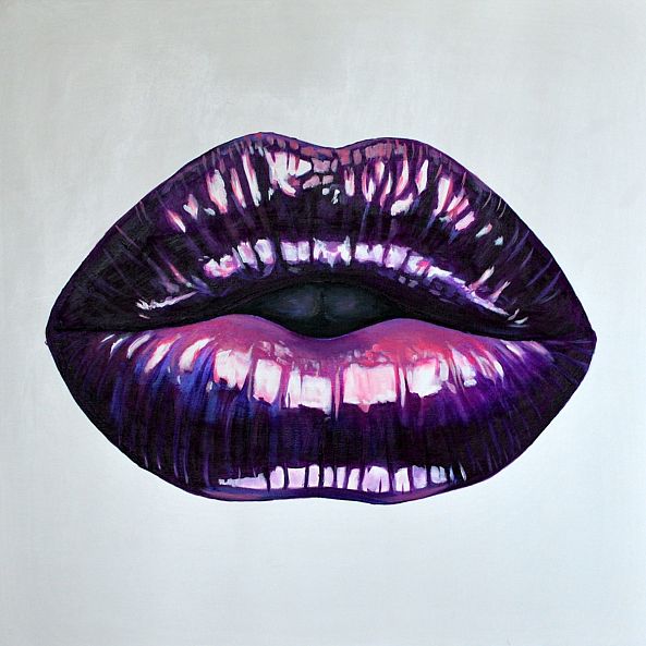 Purple lips-Artémo par Christine Bélanger