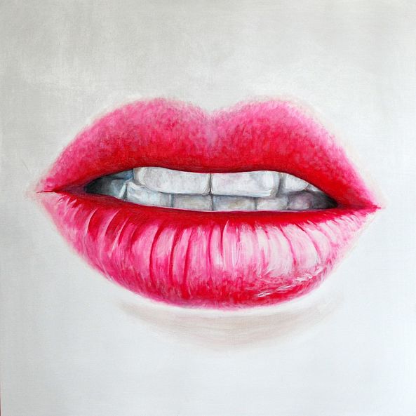 Pink sexy lips-Artémo par Christine Bélanger
