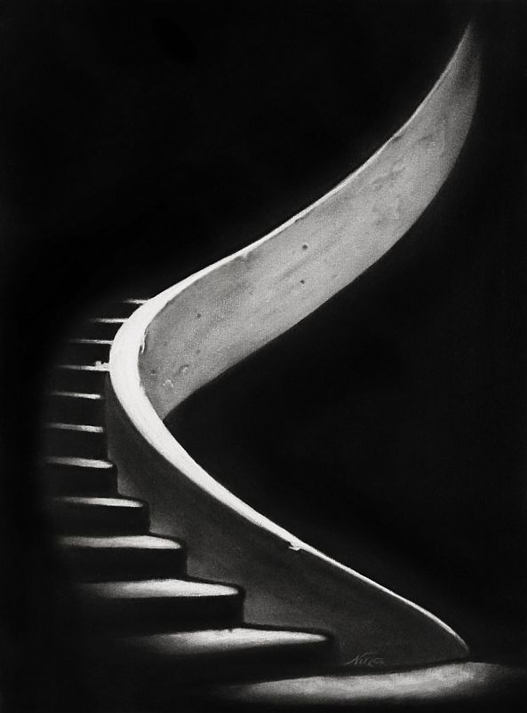 Les escaliers-Nina (Nadine Pillet)