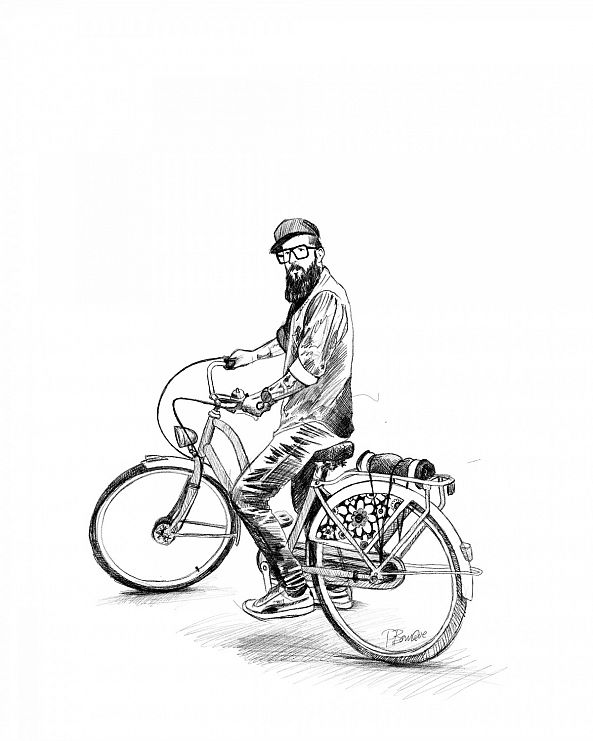 Master on a bike-Patrick Bourque