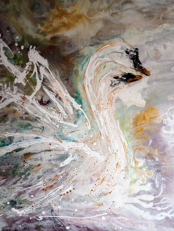 Cygnes du temps -Lucy Dandurand