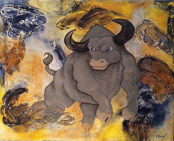 Bull's eye-Kaygot Artiste-peintre