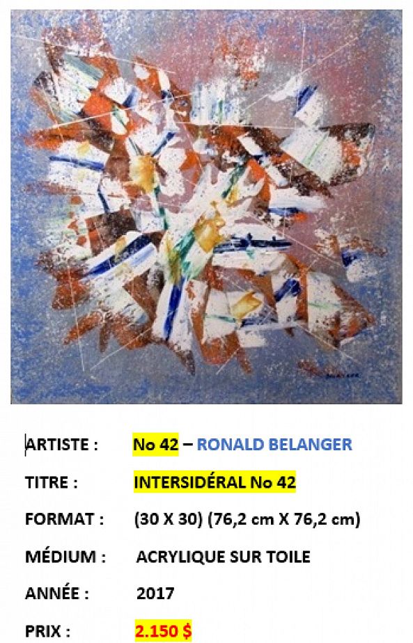 Intersidéral No 42-Ronald Belanger
