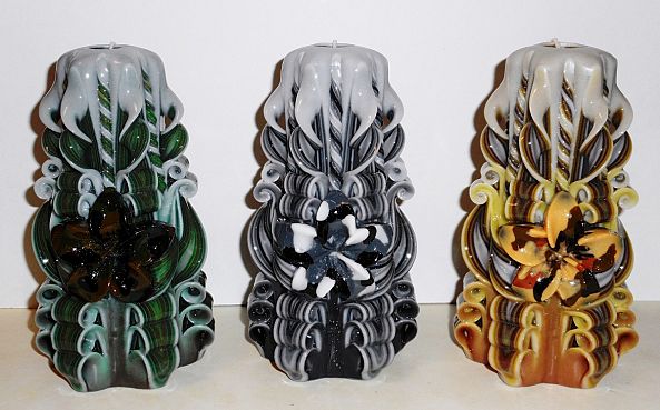 Army carved candles-Maris Kalksteins