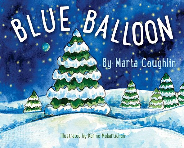 Blue Balloon by Marta Coughlin-US  Illustrations