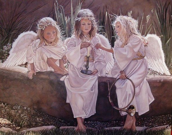 Reproduction de Steve Hanks Candle in the wind-Nathalie Dupuis