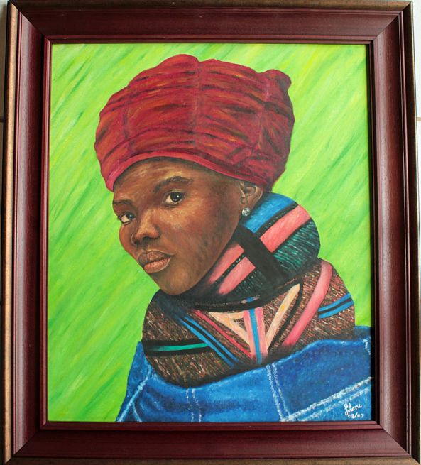 Nedebele tribal woman-Jolene van Heerden