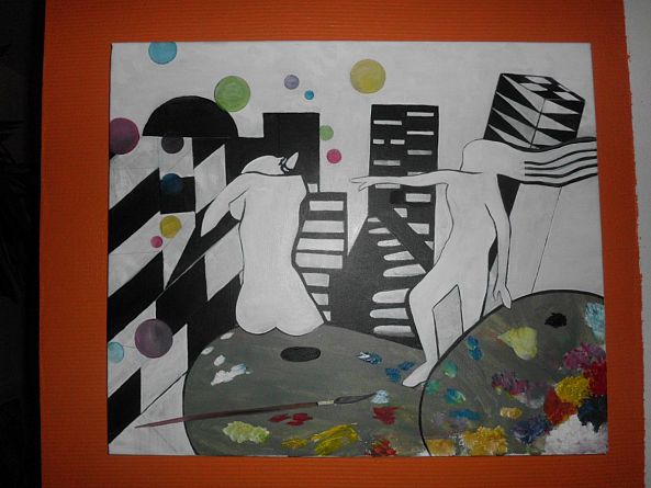 la palette du peintre-Jeremy Delaunay