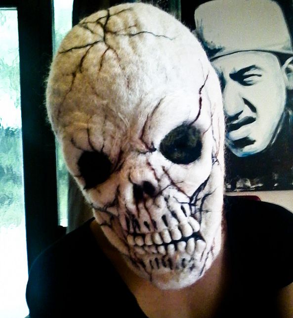 wool mask "skull"-Zouwi .