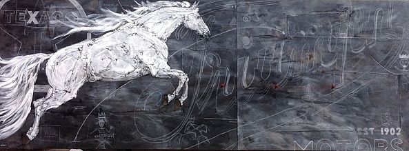 Blackboard: one horsetown-Sébastien Larochelle