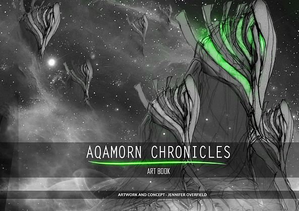  Aqamorn Chronicles Artbook cover-Jennifer Overfield