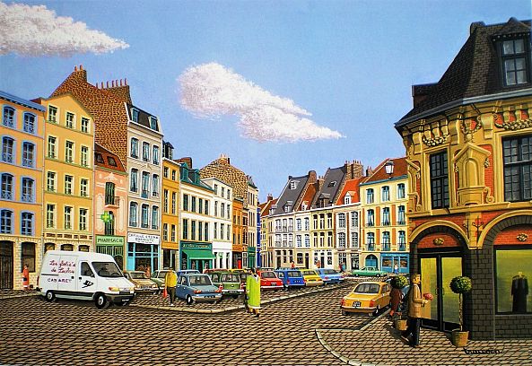 Lille, place louise de bettignies-Thierry Traccoën