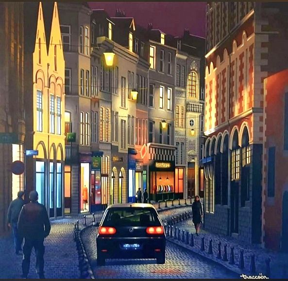 Un soir, rue Royale - Lille-Thierry Traccoën