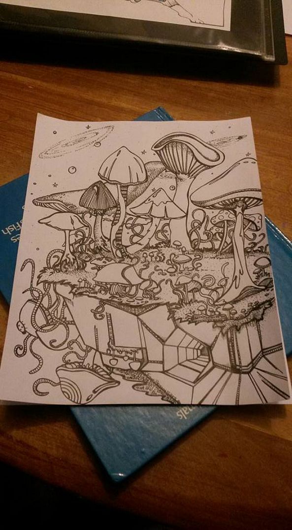 mushroom isle-Jessie's Art