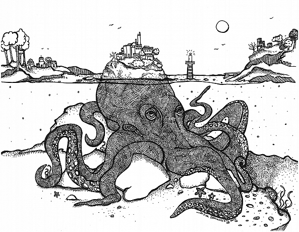 Island Octopus-Jessie's Art