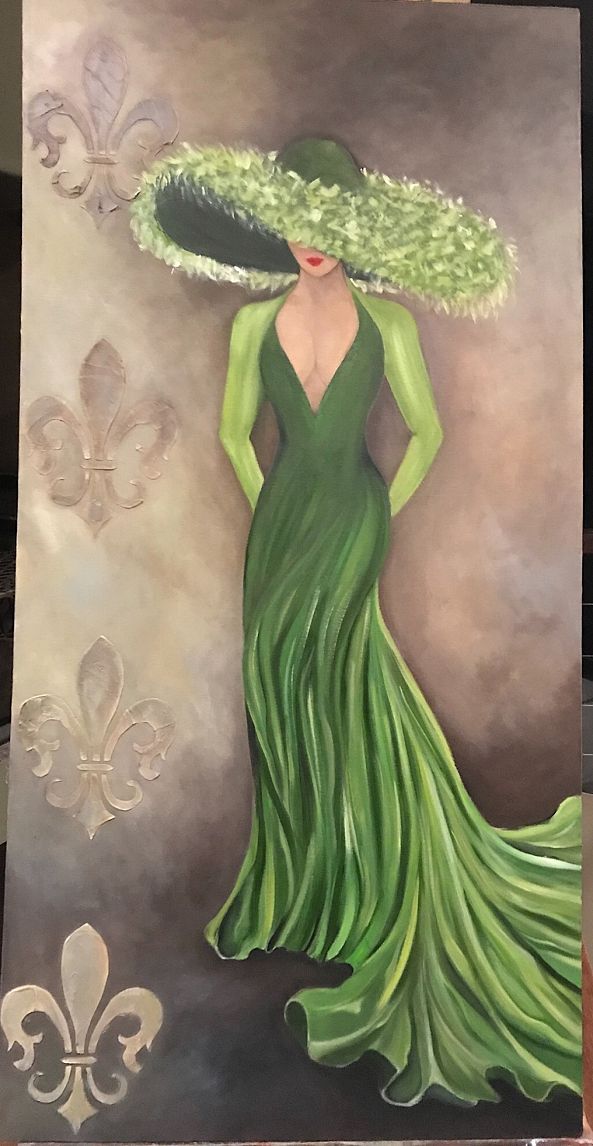 Lady in Green -Rene Cornelli