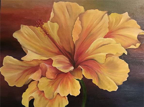 Yellow Hibiscus -Rene Cornelli