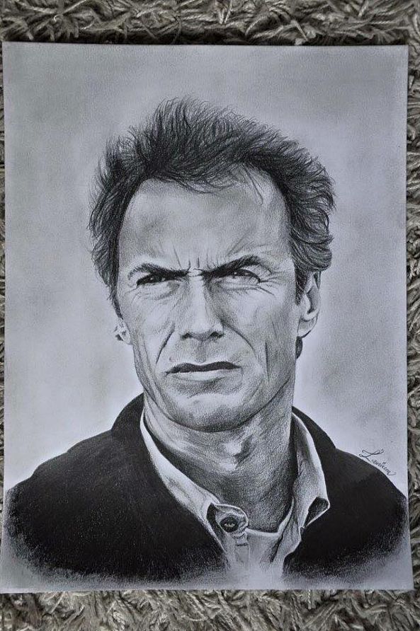 Clint Eastwood-Laurine Burlion 