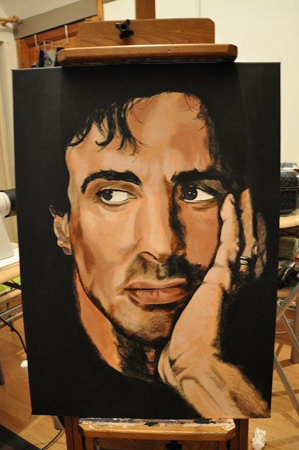 Sylvester Stallone -Laurine Burlion 