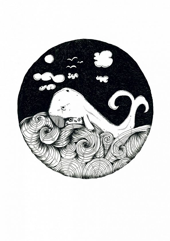 Whale circle series-Nastasha Minyon Sale 