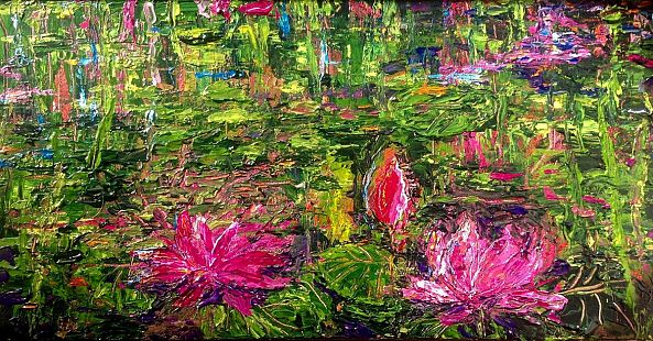 Water Lily Jungle-Ursula Lampron