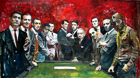 FRANK SINATRA, DEAN MARTIN, SAMMY DAVIS JR. PETER LAWFORD, JOEY BISHOP AND THE RAT PACK - OCEAN´S ELEVEN-MARCELO NEIRA