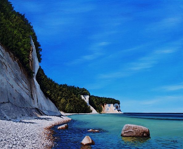 Chalk Cliffs of Ruegen Island-Dietrich Moravec