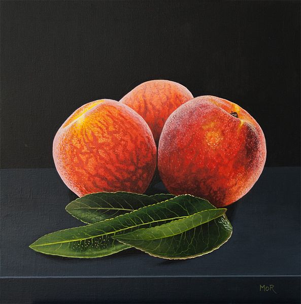 Peaches and Leaves-Dietrich Moravec