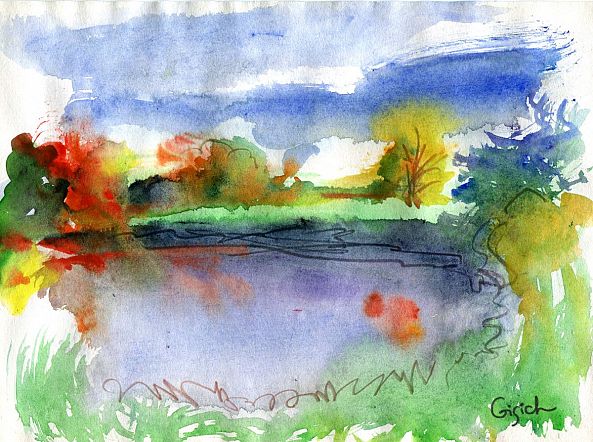 Sketches of landscapes-Igor Gisich