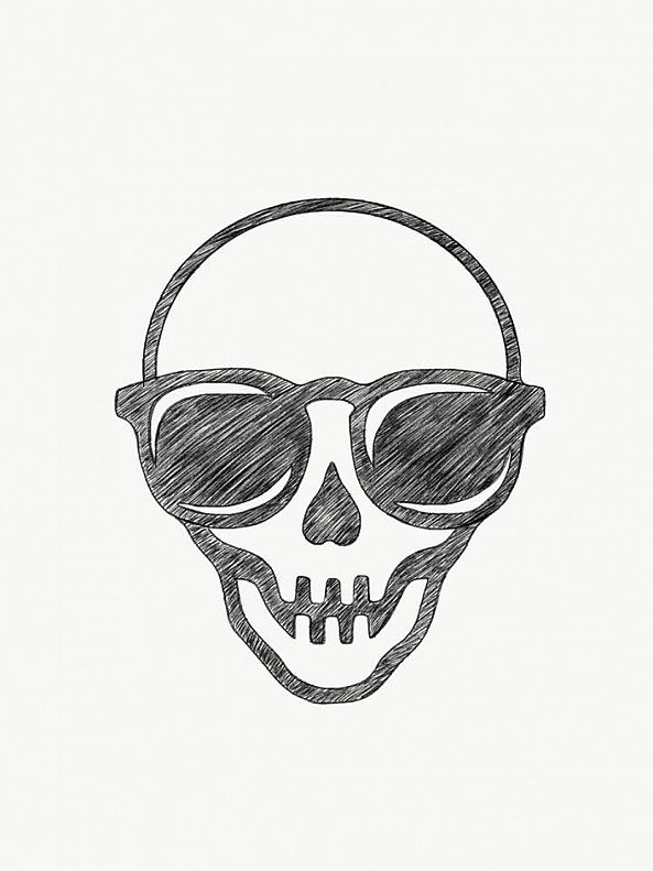 skull sketch-Abdulaziz Sahin